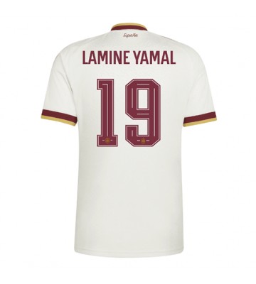 Spanien Lamine Yamal #19 Bortatröja VM 2026 Kortärmad
